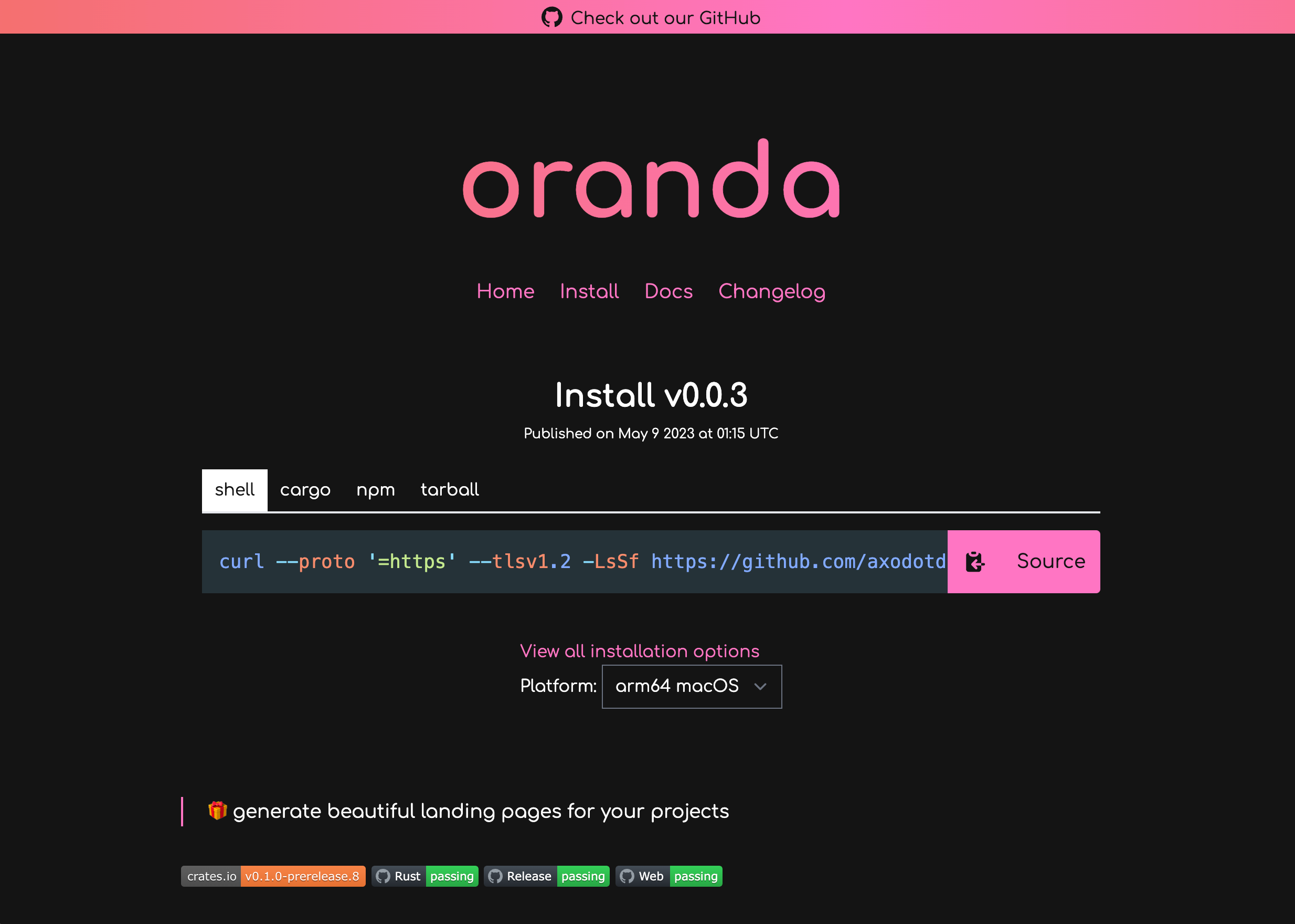 axo dark theme preview